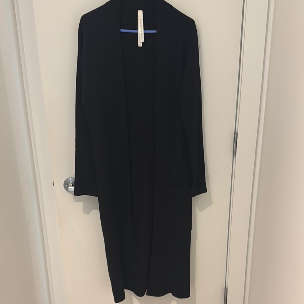 Babaton Black Open Cardigan